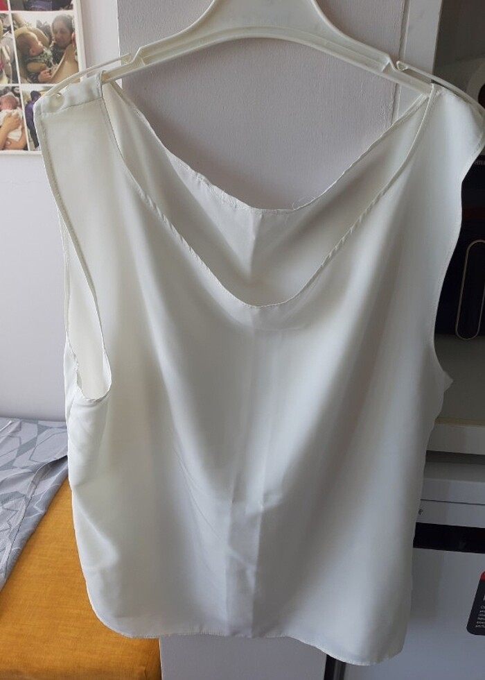 Saten kolsuz bluz  - Görsel 2