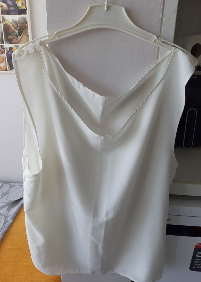 Saten kolsuz bluz  - Görsel 4