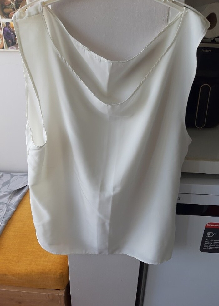 Saten kolsuz bluz  - Görsel 5