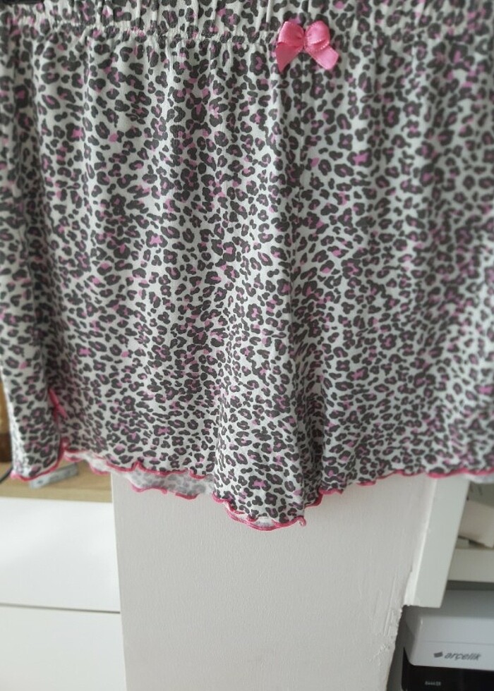 Penye pijama şort  - Görsel 2