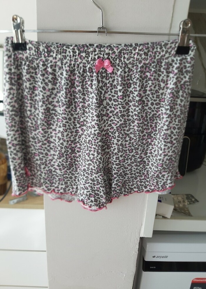 Penye pijama şort  - Görsel 4