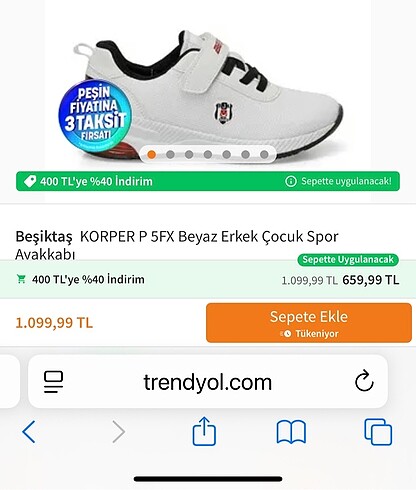 Orijinal Beşiktaş ayakkabı
