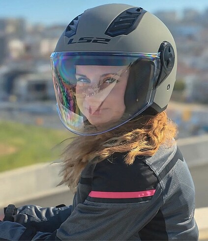 LS2 AIRFLOW MOTORSİKLET KASK - Görsel 3