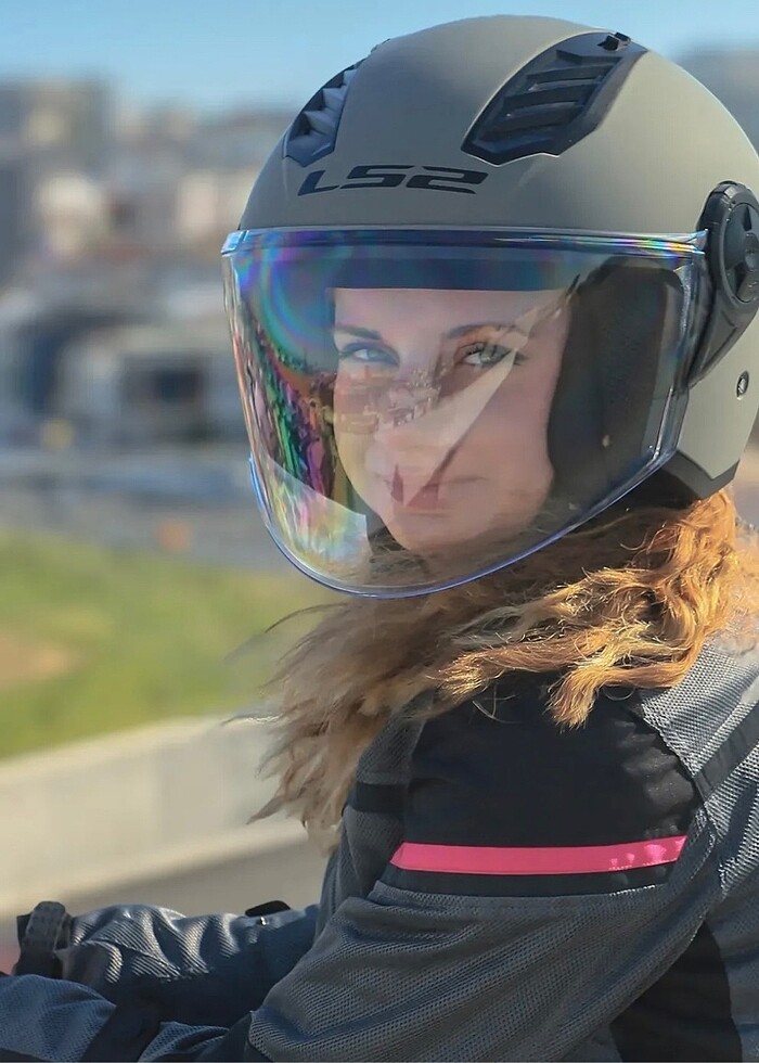 LS2 AIRFLOW MOTORSİKLET KASK - Görsel 3