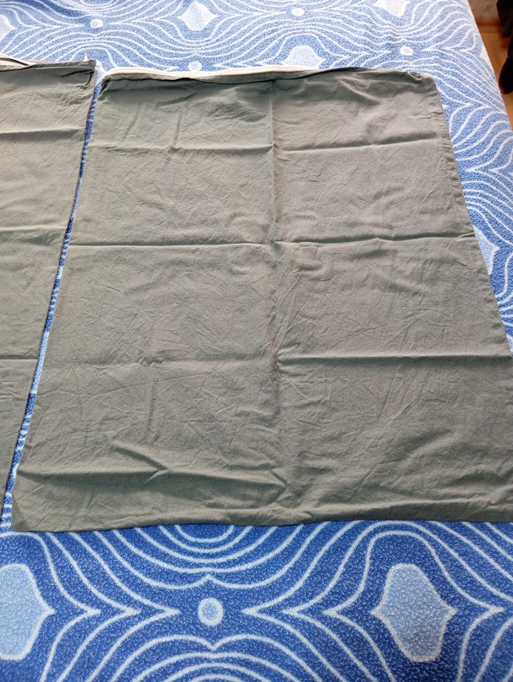 petrol yeşili çift kişilik pamuk fermuarlı yastık kılıfı - Görsel 3