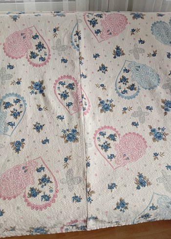 ( 130 x 220) lik pamuklu tek kişilik pike - Görsel 2