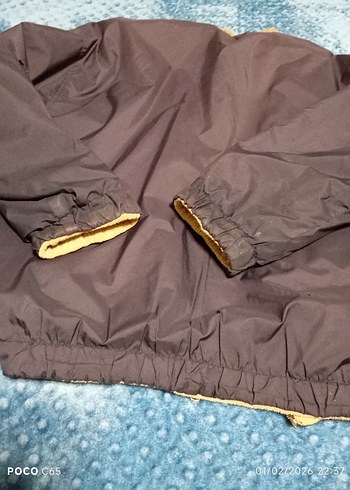 polarlı 2 yüzlü erkek mont kaban - Görsel 3