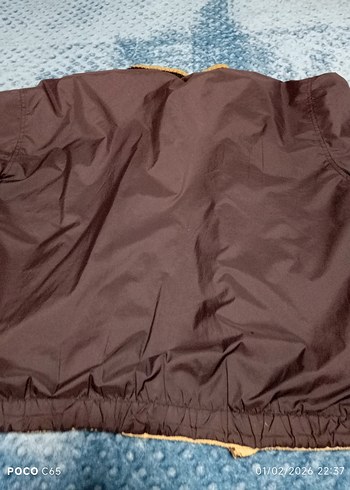 polarlı 2 yüzlü erkek mont kaban - Görsel 2