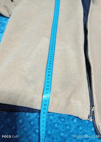 polarlı 2 yüzlü erkek mont kaban - Görsel 7