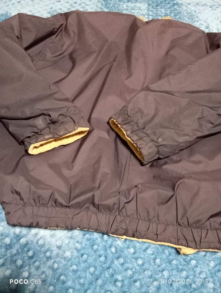 polarlı 2 yüzlü erkek mont kaban - Görsel 3