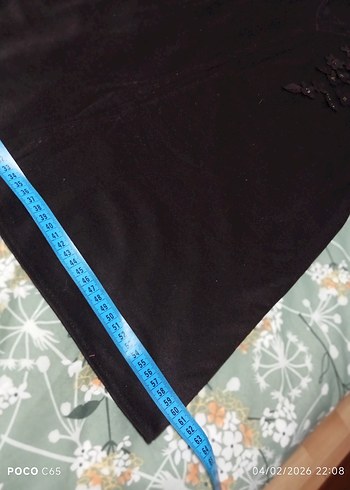 kaliteli yünlü pamuklu kumaş jile elbise - Görsel 6