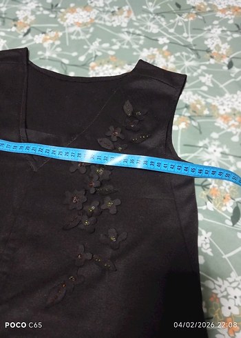 kaliteli yünlü pamuklu kumaş jile elbise - Görsel 7