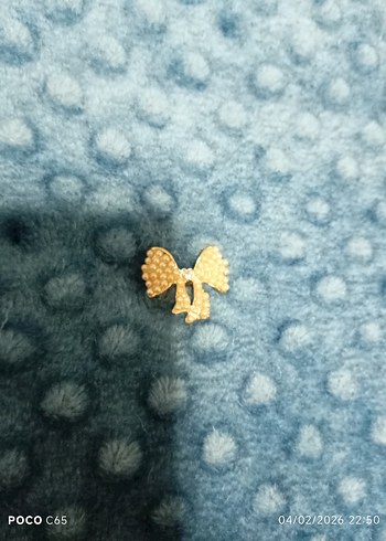 incili fiyonk saç, çanta vb. süsleme tokası - Görsel 2