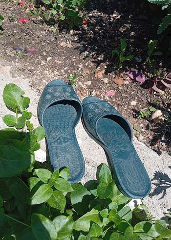 Zara nostaljik vintage bahçe balkon terliği