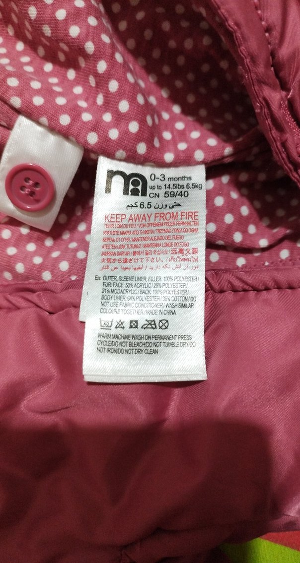 Kürklü Kapüşonlu Mor Bebek Tulumu - Görsel 4