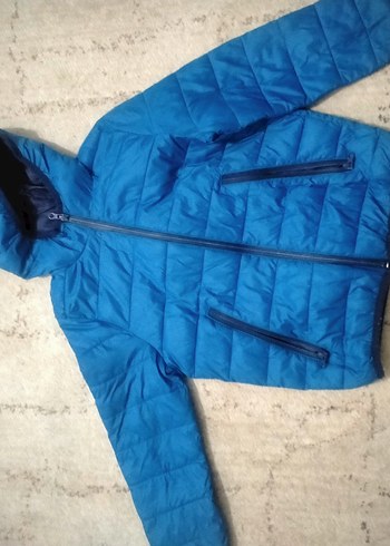 Kız Çocuk Pembe Kapüşonlu Triko Yelek - Görsel 4