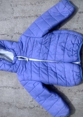 Kız Çocuk Pembe Kapüşonlu Triko Yelek - Görsel 3