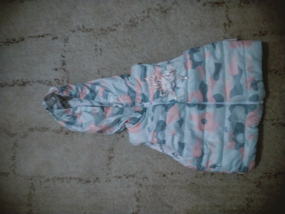 Kız Çocuk Pembe Kapüşonlu Triko Yelek - Görsel 5