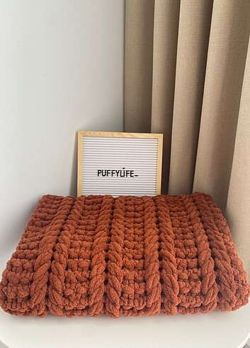 Beden çeşitli Renk Puffy bebek battaniyem
