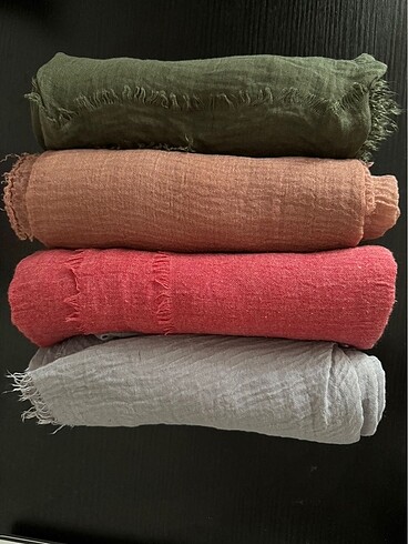 4 renk bürümcük şal fresh scarf