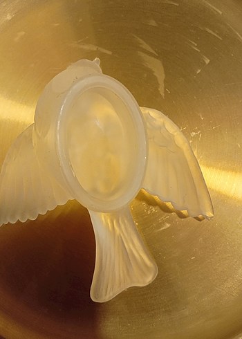 Vintage cam kuş biblosu - Görsel 5