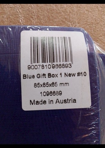 Swarovski 1adet hediye kutusu + 1 adet hediye paketi - Görsel 4