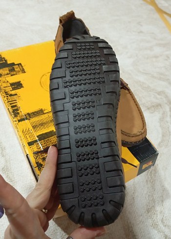 Bulldozer hakiki deri günlük ayakkabı - Görsel 4