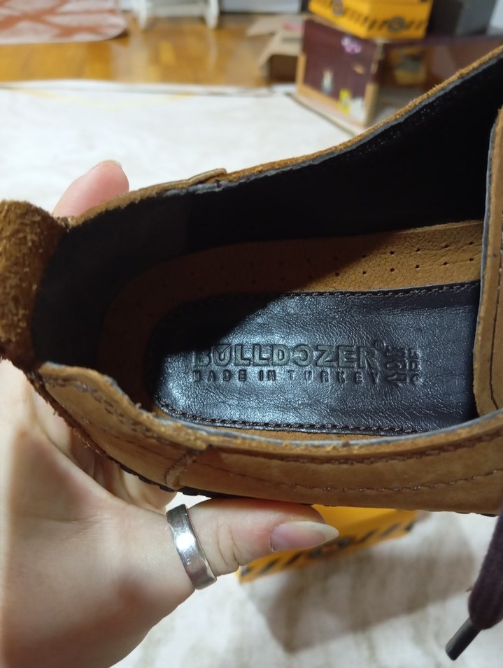 Bulldozer hakiki deri günlük ayakkabı - Görsel 5