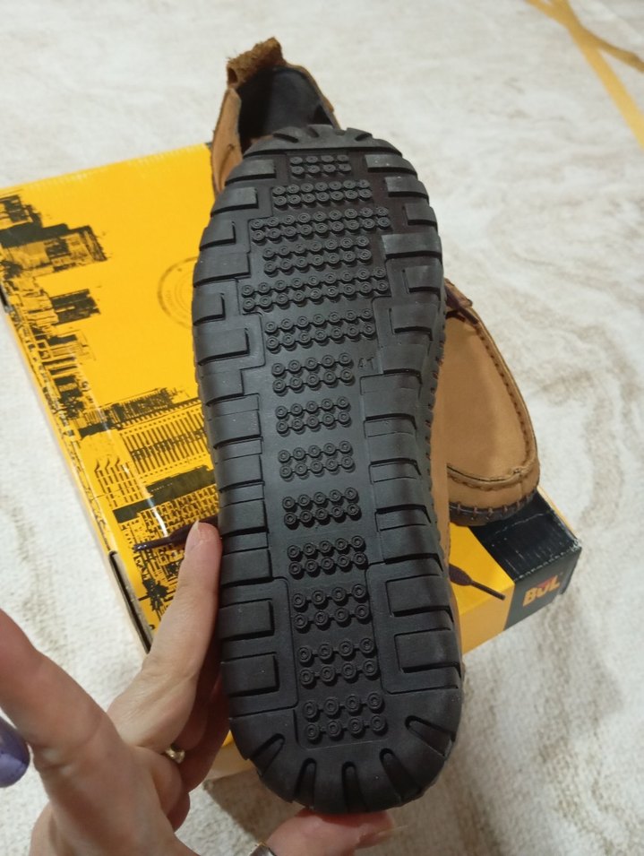 Bulldozer hakiki deri günlük ayakkabı - Görsel 4