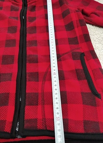 9 Yaş Beden kırmızı Renk Soobe Polar Hırka