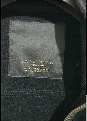 l Beden Zara Erkek Bomber Ceket