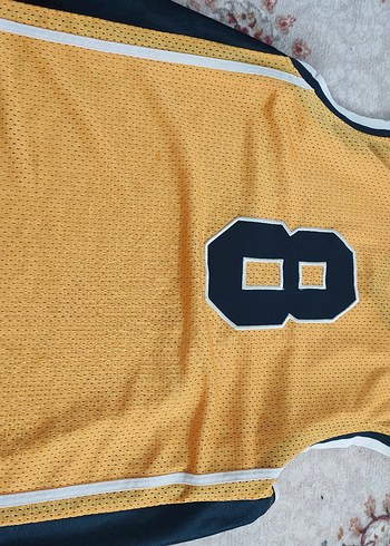 Sarı Erkek Spor Atlet Los Angeles Baskılı - Görsel 2