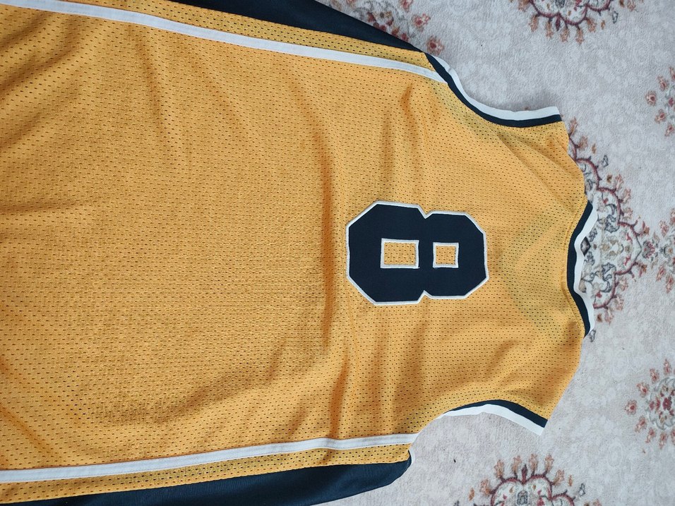 Sarı Erkek Spor Atlet Los Angeles Baskılı - Görsel 2