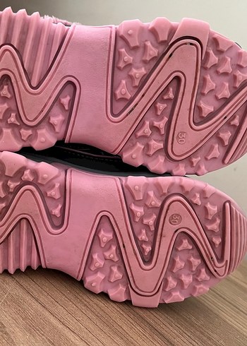 Kız Çocuk Gri-Pembe Kaydırmaz Bot - Görsel 6