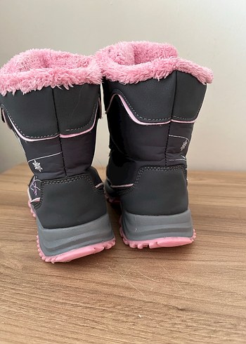 Kız Çocuk Gri-Pembe Kaydırmaz Bot - Görsel 3