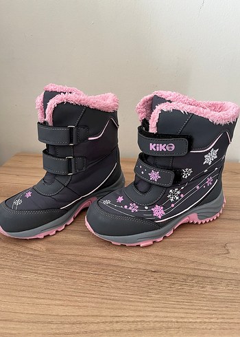 Kız Çocuk Gri-Pembe Kaydırmaz Bot - Görsel 4