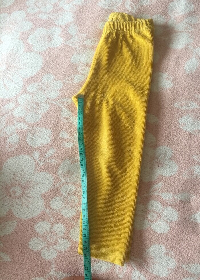 Kız bebek kadife tayt - Görsel 2