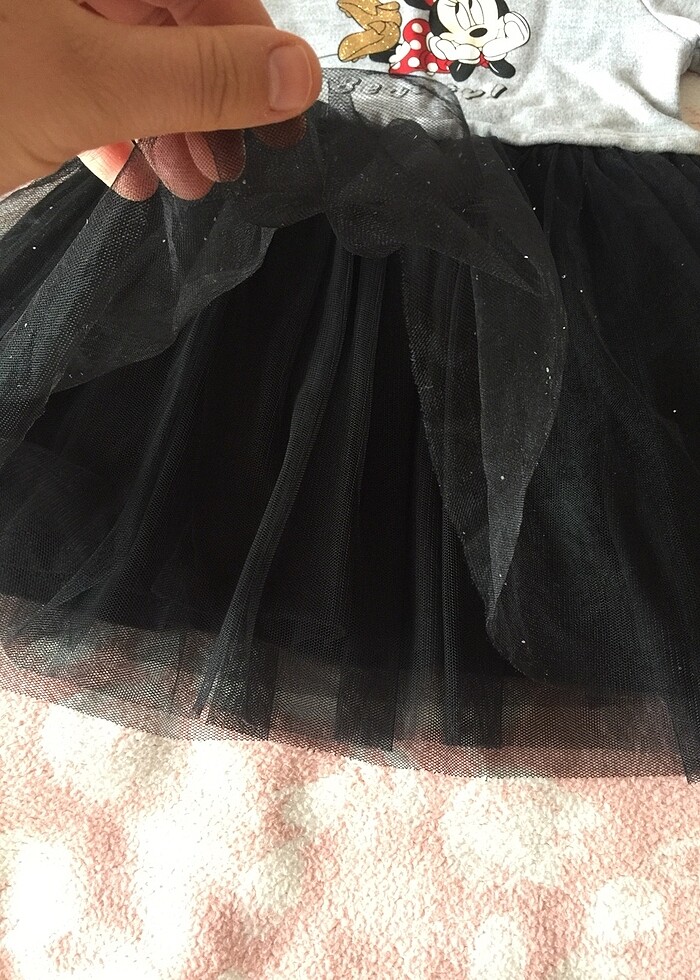 Kız bebek elbise tütülü - Görsel 4