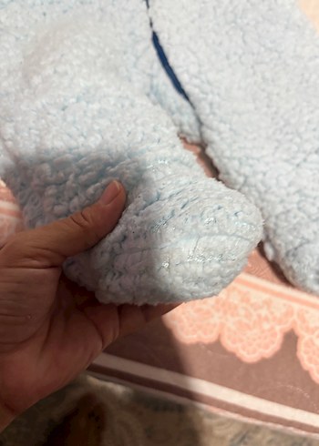 Mavi Bebek Tulum, Kürklü, Sıcak Kumaş - Görsel 9