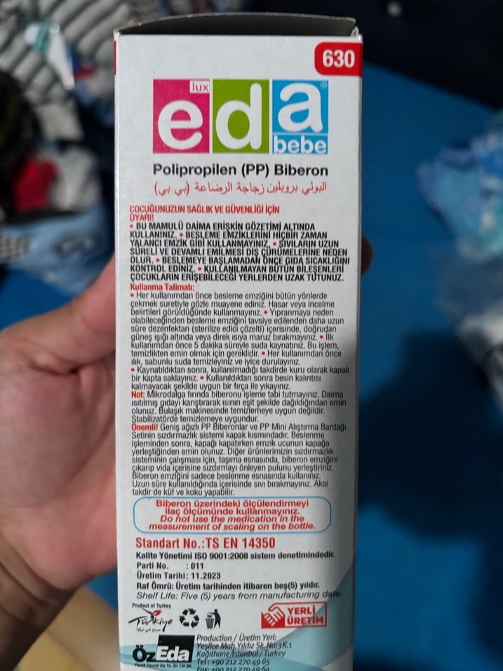 Mavi BPA İçermeyen Bebek Biberonu 150 ml - Görsel 4