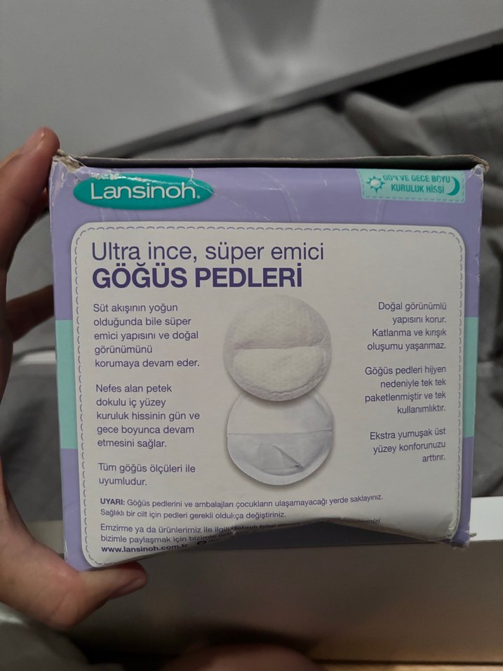 Lansinoh Ultra İnce Süper Emici Göğüs Pedi - Görsel 2