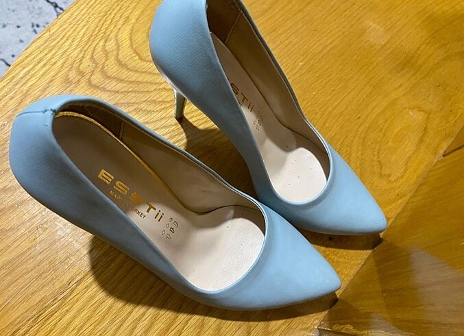 Diğer Stiletto ayakkabı açık mavi