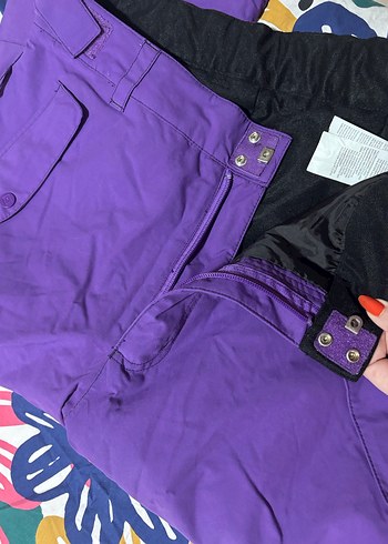 Mor Erkek Kayak snowboard Pantolonu - Görsel 4
