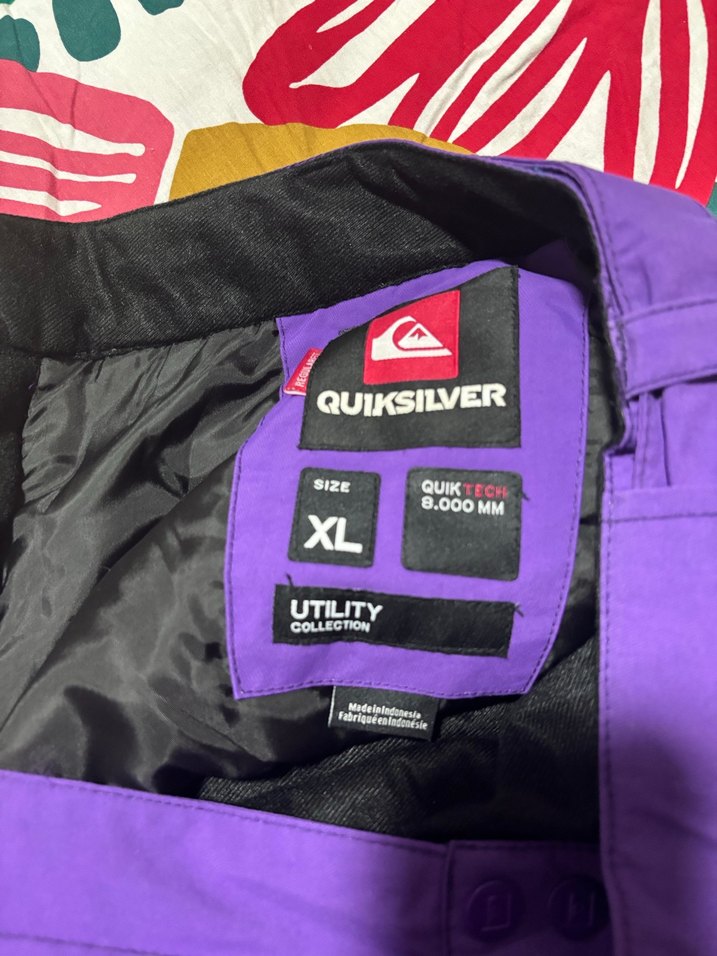 Mor Erkek Kayak snowboard Pantolonu - Görsel 3