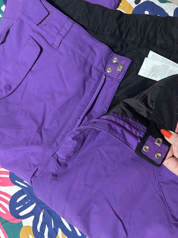 Mor Erkek Kayak snowboard Pantolonu - Görsel 4