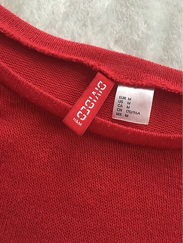 m Beden kırmızı Renk h&m bluz