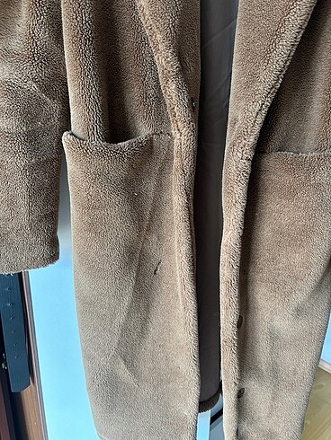 xs Beden kahverengi Renk Vero Moda Uzun Kürk
