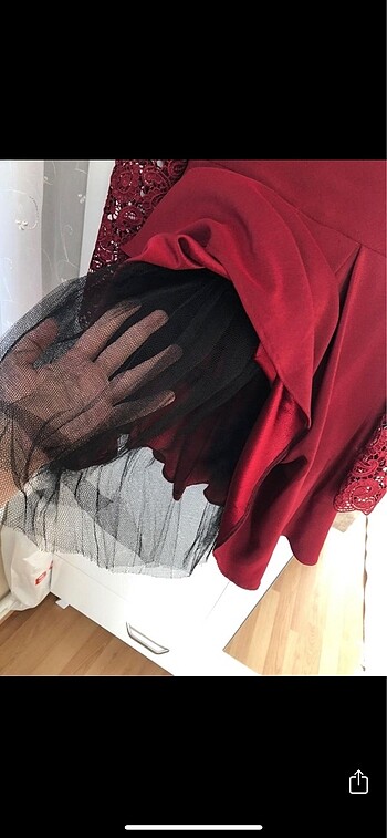 Bordo Abiye - Görsel 8