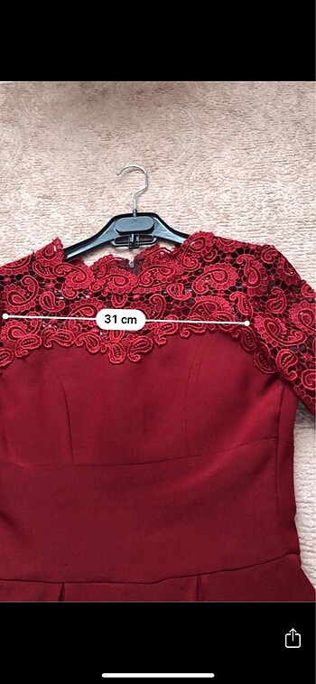 Bordo Abiye - Görsel 5