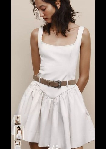 Zara Kemerli Elbise - Görsel 2